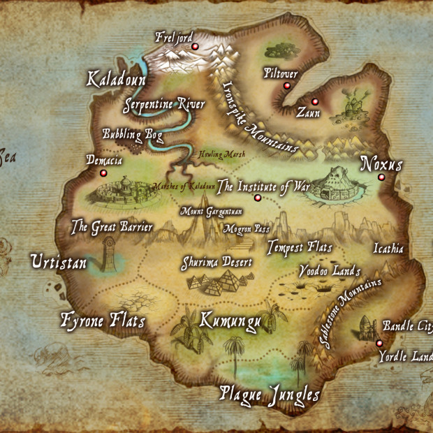 League of Legends Map