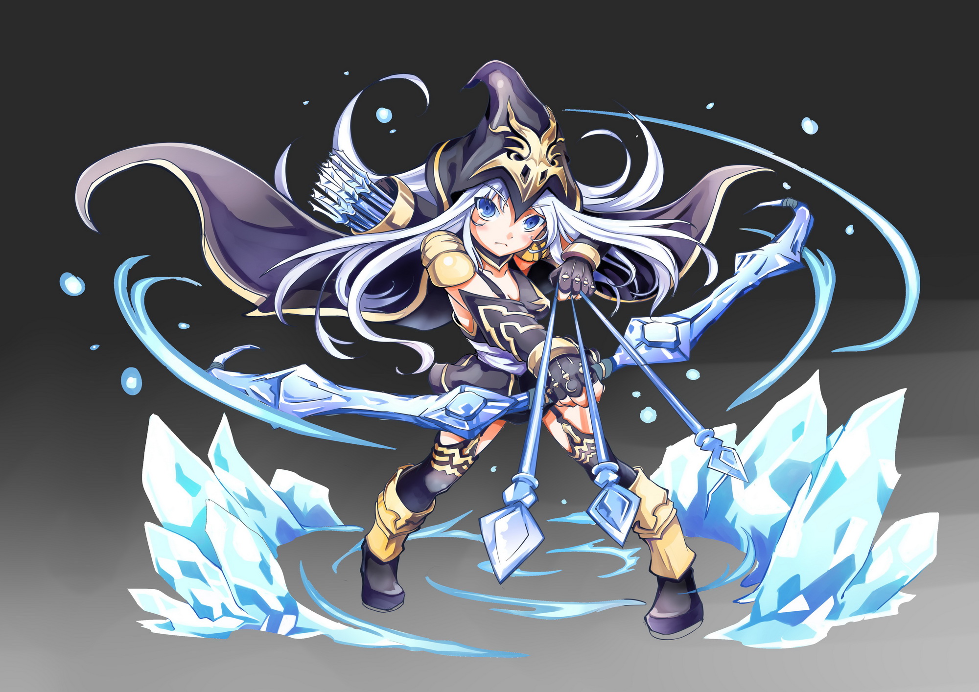 ashe league chibi