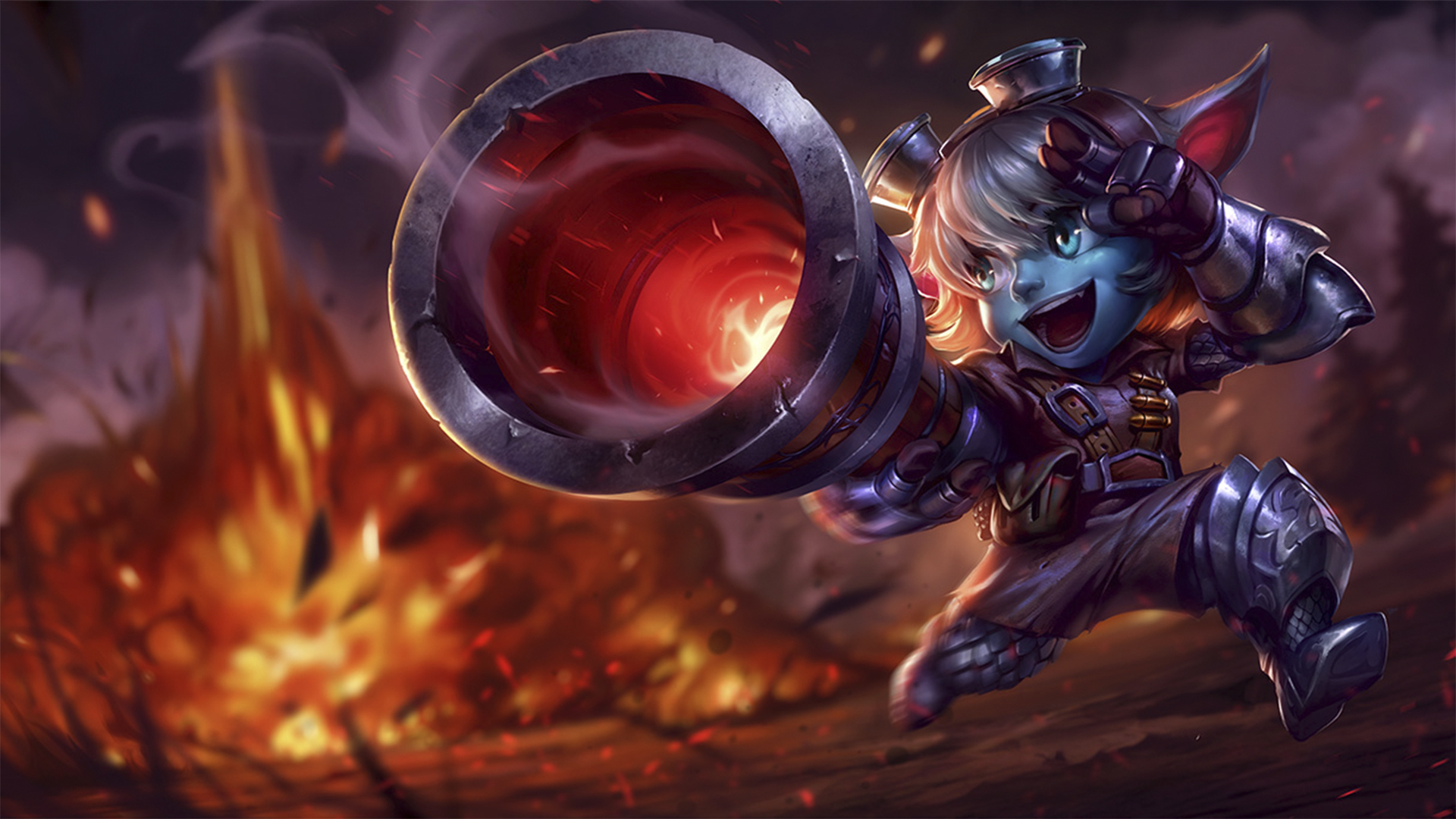 Tristana Old Classic Skin | LoLWallpapers