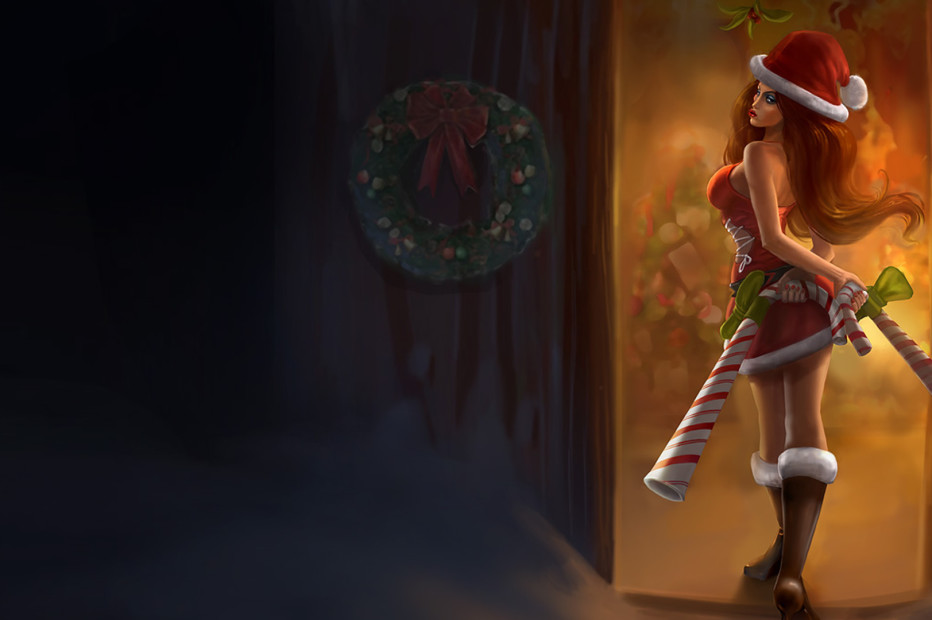Candy Cane Miss Fortune