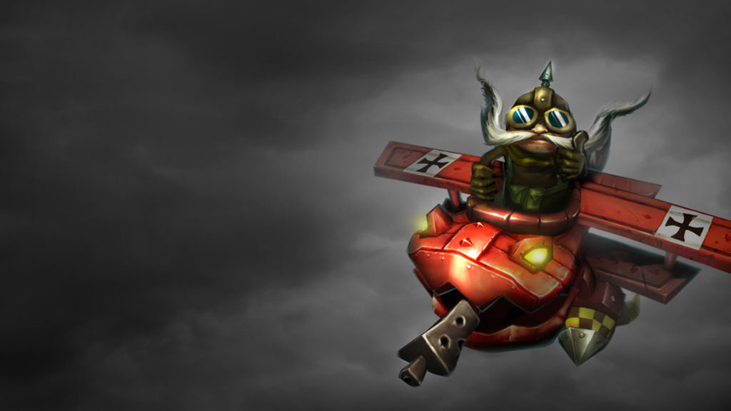 Red Baron Corki | LoLWallpapers