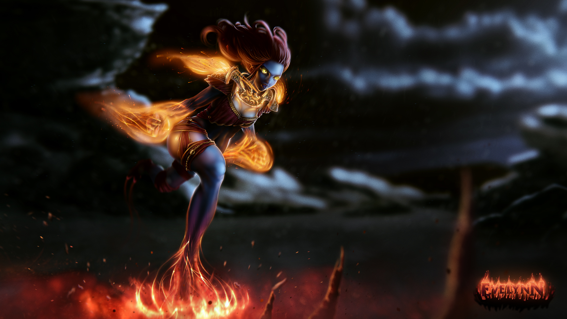 Evelynn Fan Art - League of Legends Wallpapers