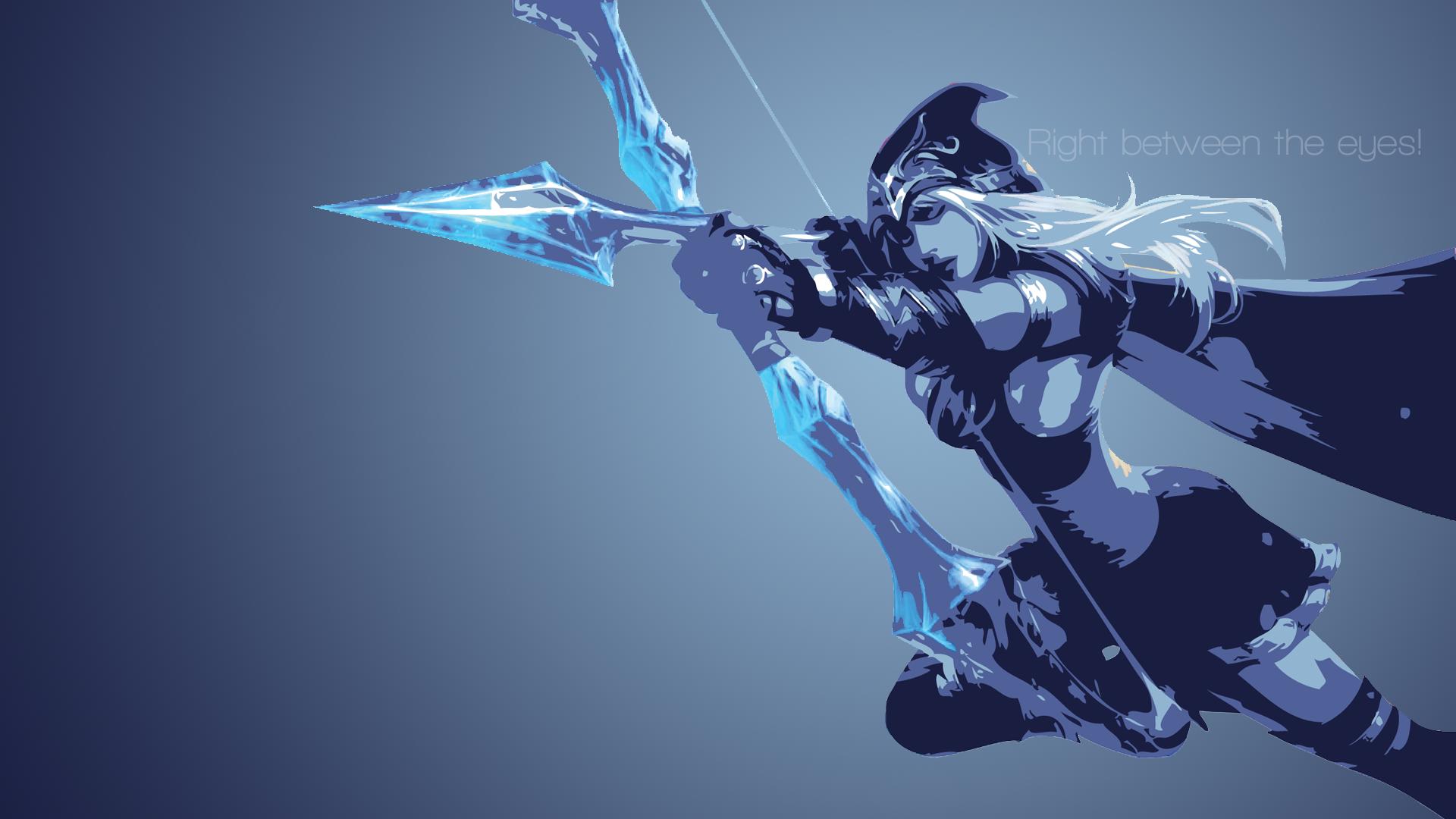 Ashe Minimalistic | LoLWallpapers