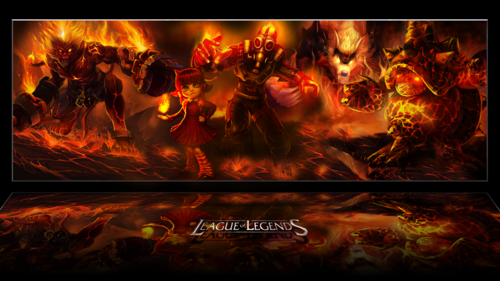 League of Legends Fire | LoLWallpapers