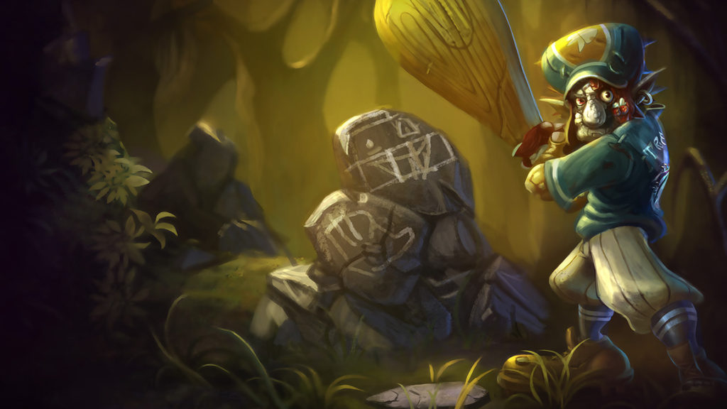 Lil’ Slugger Trundle Old Splash Art | LoLWallpapers