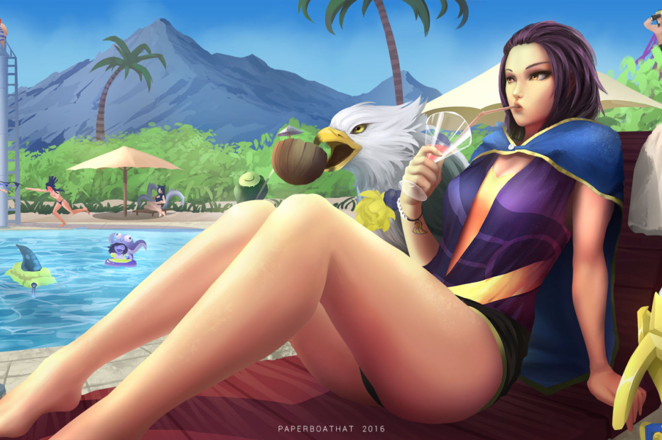 Pool Party Quinn Skin Concept